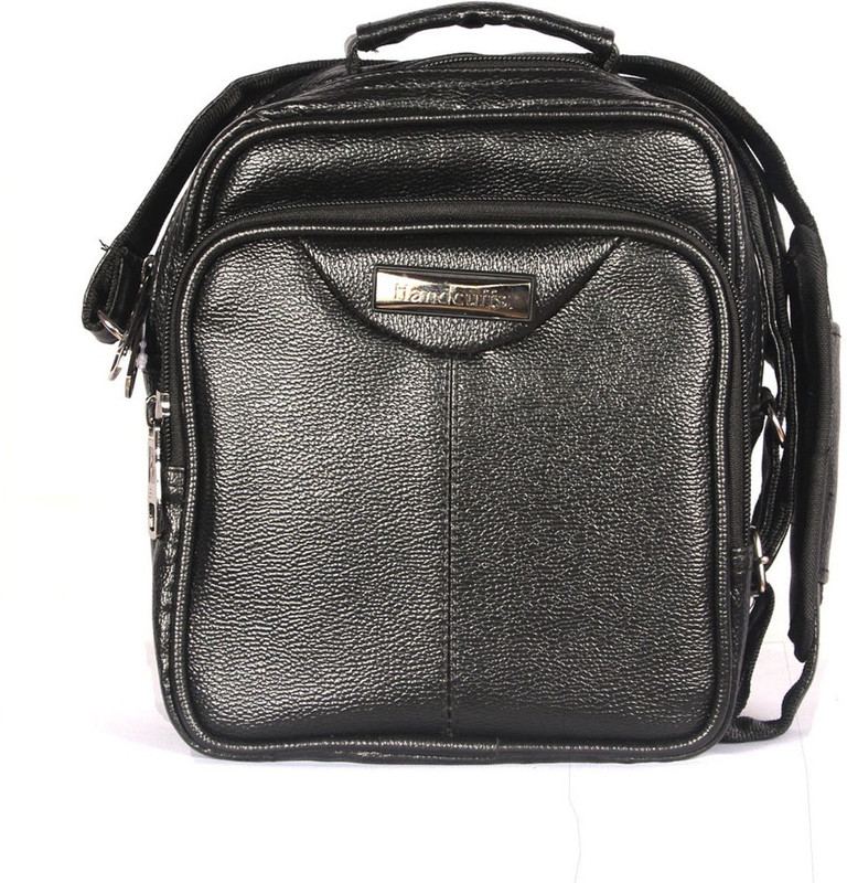 HANDCUFFS Black Sling Bag