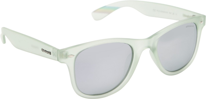 Polaroid Wayfarer Sunglasses(Silver)
