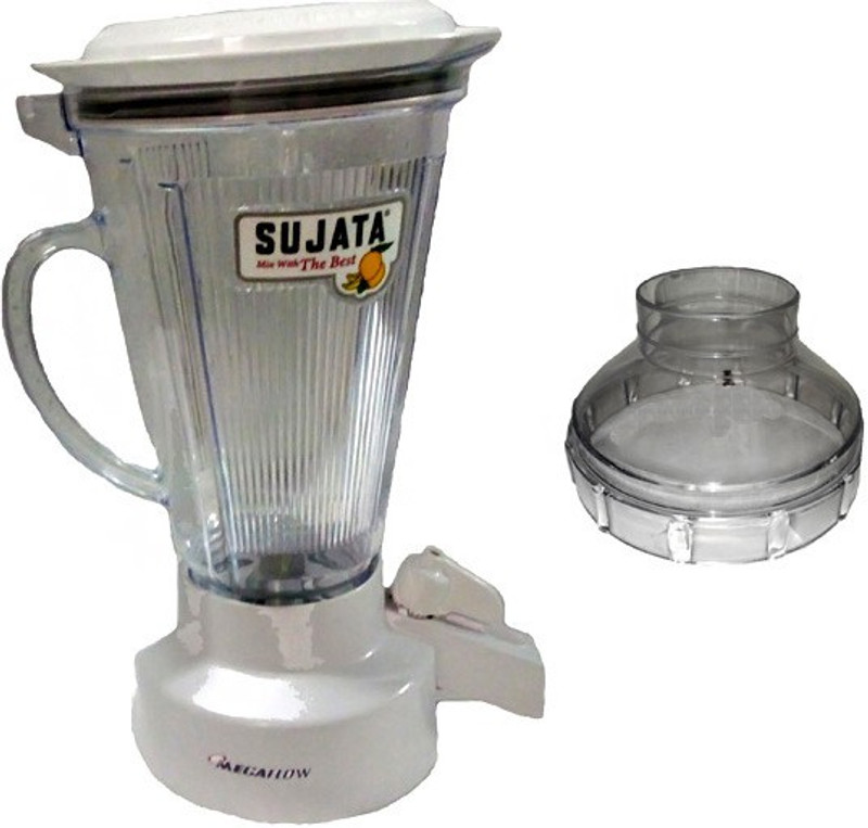 SUJATA MEGA FLOW JAR 900 W Mixer Grinder(White, 1 Jar)