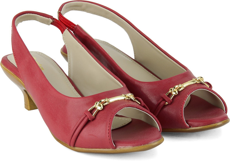 Bata METALLIC Women Pink Heels
