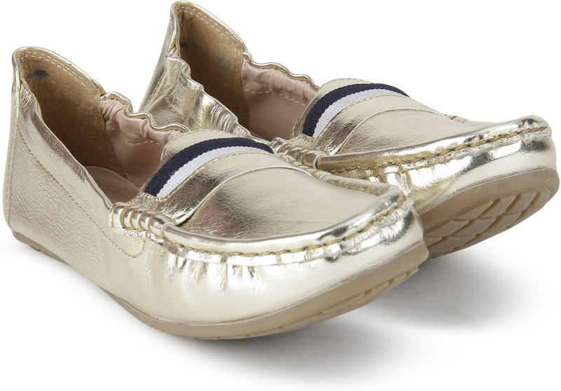 Carlton London CLL-3813 Loafers For Women(Gold)