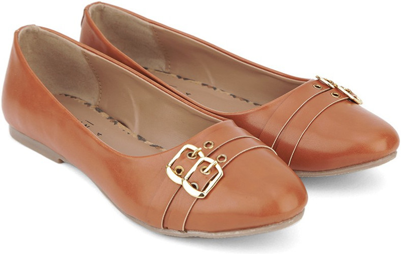 FootIn FOOTIN BROWN BALLERINA Bellies For Women(Brown) FootIn FOOTIN BROWN BALLERINA Bellies For Women(Brown)