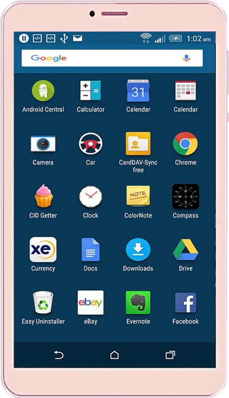 I Kall N1 (1 GB+8 GB) 8 GB 8 inch with Wi-Fi+4G Tablet (Gold)