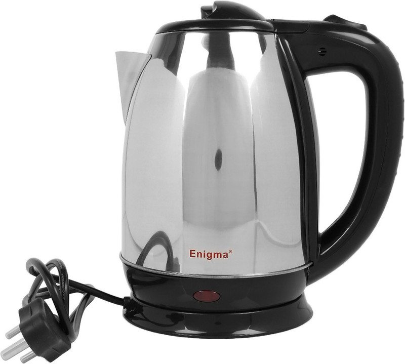 Enigma Premium Quality QX005 Electric Kettle(1.8 L, Silver, Black)