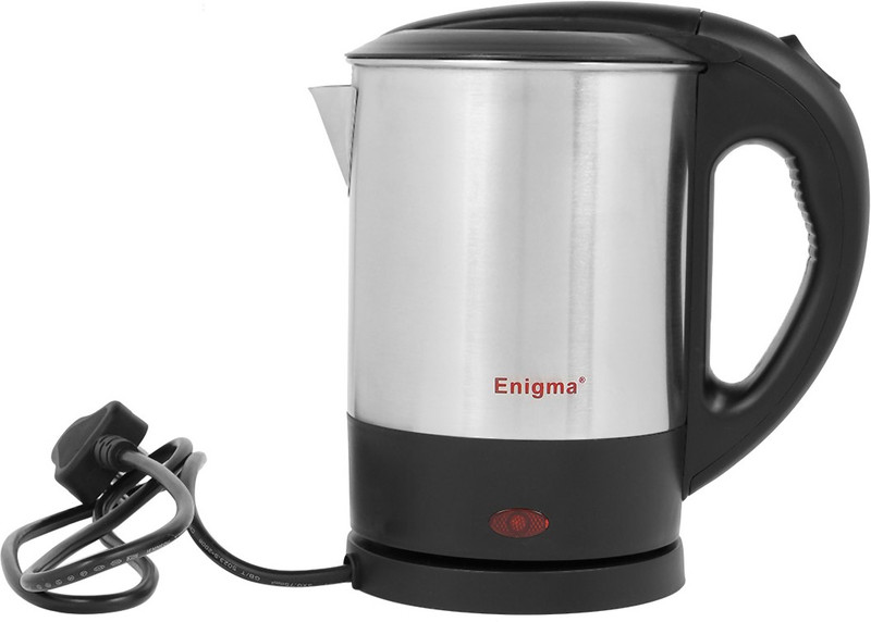 Enigma Premium Quality QX001 Electric Kettle(1.2 L, Silver, Black)