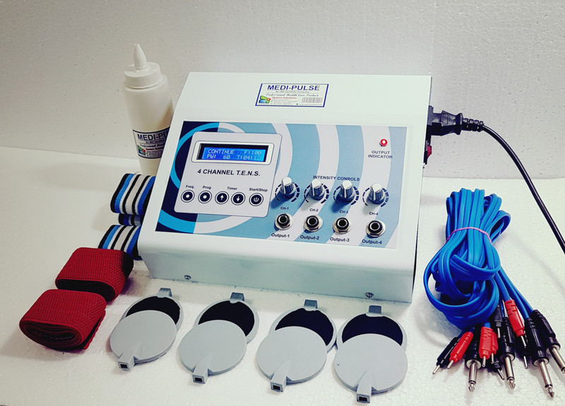 MEDI-PLUSE 4CH TENS LCD DIGITAL LCD DISPLAY 4CH TENS MACHINE Electrotherapy Device(4CH LCD -01)