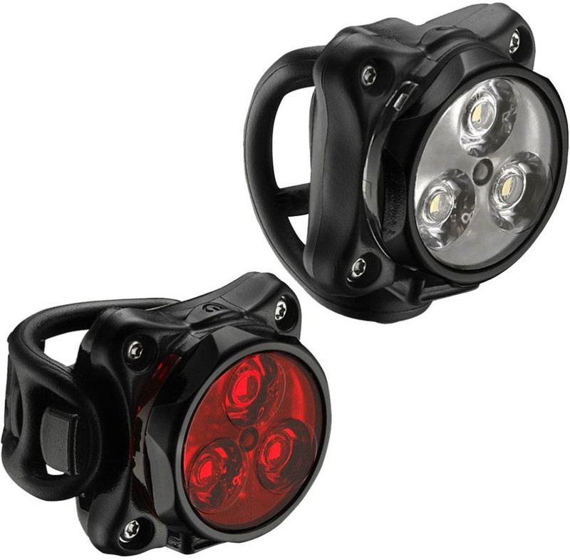 SHIVEXIM Imported Bicycle 3 LED 5 Mode Rechargeable Head & Tail Light Combo LED Front Rear Light Combo(Multicolor)