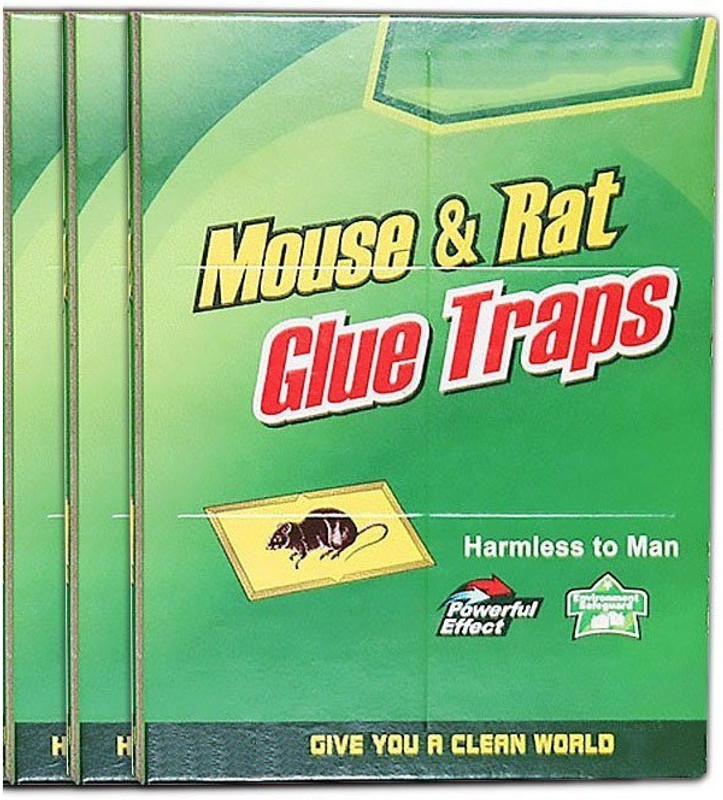 xeekart Rat and Mouse Trap Rat Glue Mouse Insect Rodent Lizard Trap Rat Catcher Adhesive Sticky Glue Rat Pad Mouse Glue Pack of 3 Live Trap