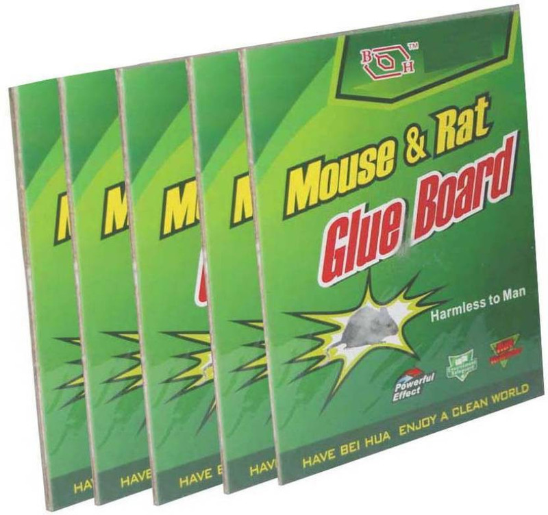 xeekart Rat and Mouse Trap Rat Glue Mouse Insect Rodent Lizard Trap Rat Catcher Adhesive Sticky Glue Rat Pad Mouse Glue Pack Of 5 Live Trap