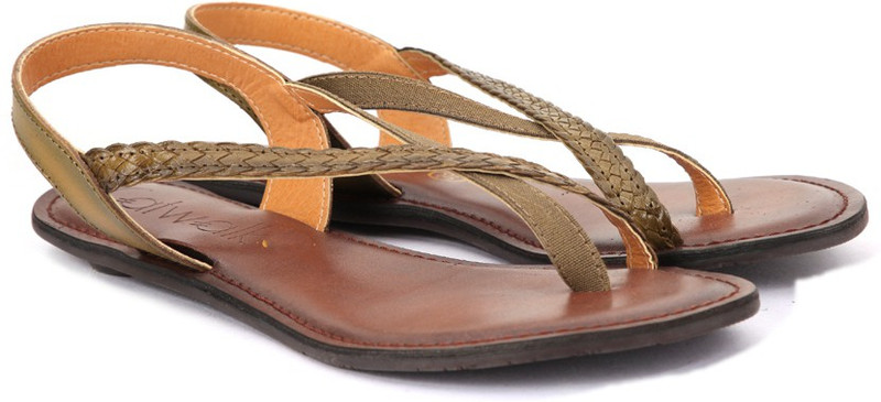 Catwalk Women Women Brown, Olive Flats