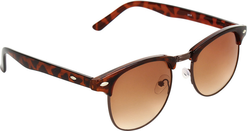 Zyaden Round Sunglasses(Brown)
