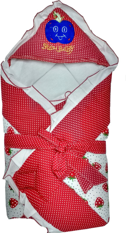 Love Baby Red Large Bath Robe(1 Dry Robe, For: Baby Boys & Baby Girls, Red)