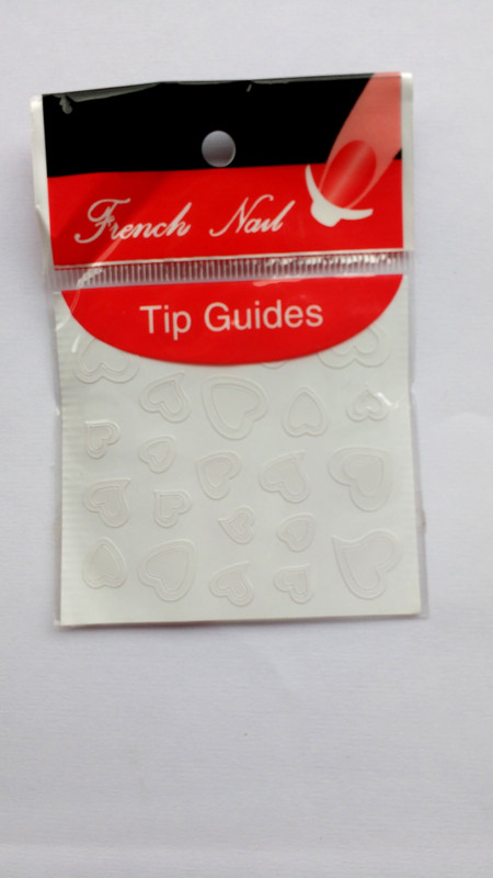 sani Cute heart shape stencils(White)