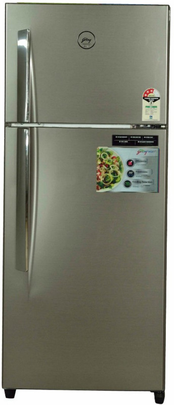 Godrej 241 L Frost Free Double Door 3 Star Refrigerator(Silver Glaze, RT EON 241 P 3.4)