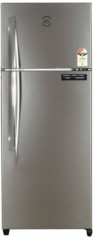 Godrej 261 L Frost Free Double Door 3 Star Refrigerator(Silver Glaze, RT EON 261 P 3.4)