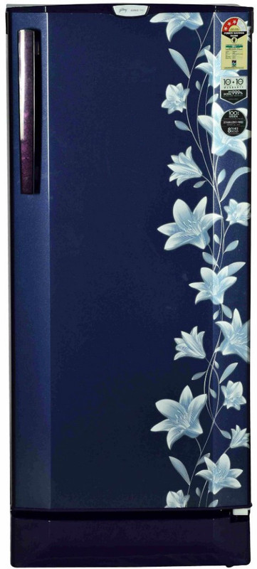 Godrej 210 L Direct Cool Single Door 3 Star Refrigerator with Base Drawer(Jasmine Blue, RD EDGEPRO 210 CT 3.2)