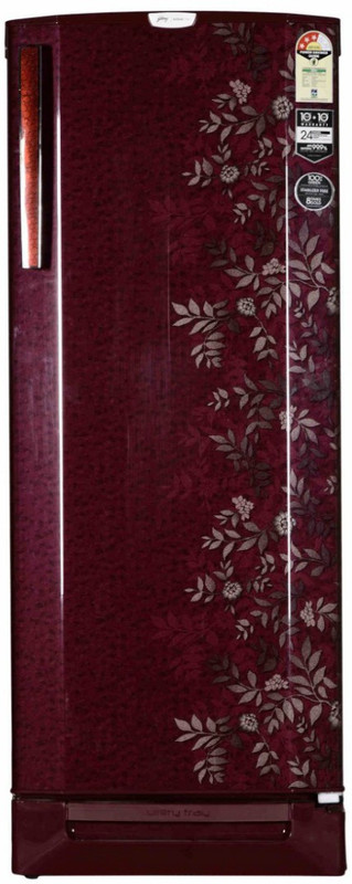 Godrej 240 L Direct Cool Single Door 3 Star Refrigerator with Base Drawer(Lush Wine, RD EDGEPRO 240 PDS 3.2)