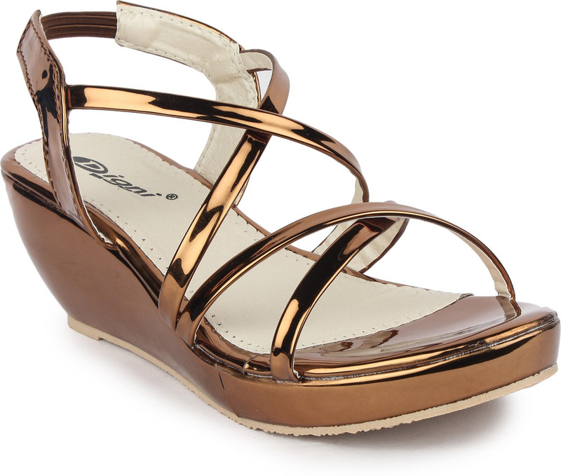 Digni Women Brown Wedges Digni Women Brown Wedges