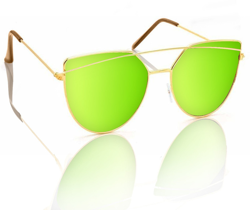 Knotyy Shield Sunglasses(Green)
