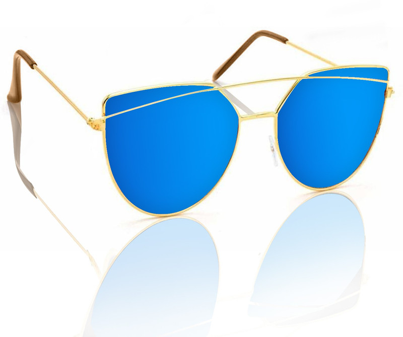 Knotyy Shield Sunglasses(Blue)