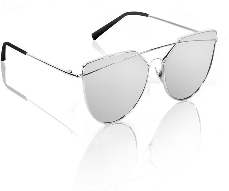 knotyy Shield Sunglasses(Silver)