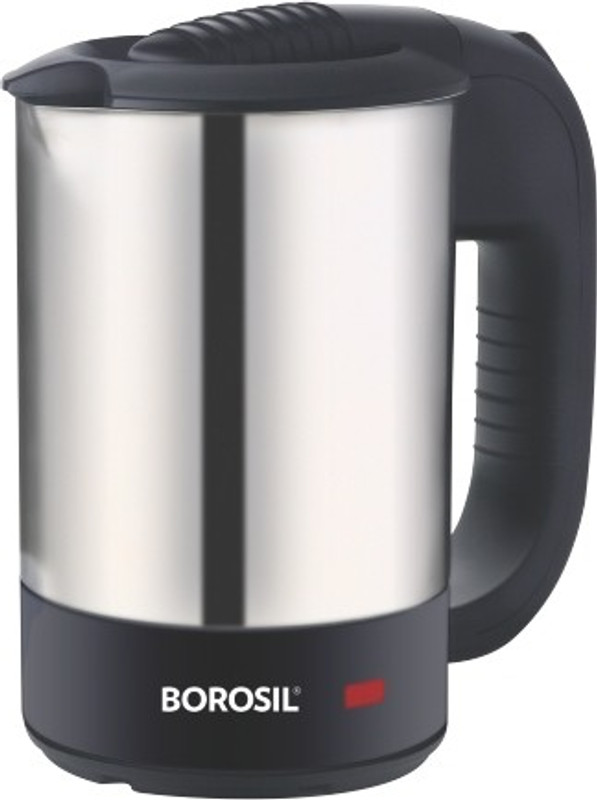 Borosil Eva Electric Kettle(0.5 L, Silver)