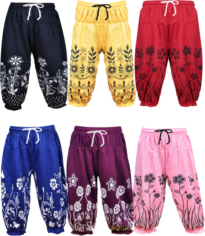 good choice Capri For Girls Casual Self Design Cotton Blend(Multicolor Pack of 6)