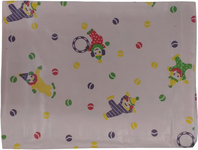 Love Baby Microfiber Crib Printed Bedsheet(Pack of 1, Yellow)