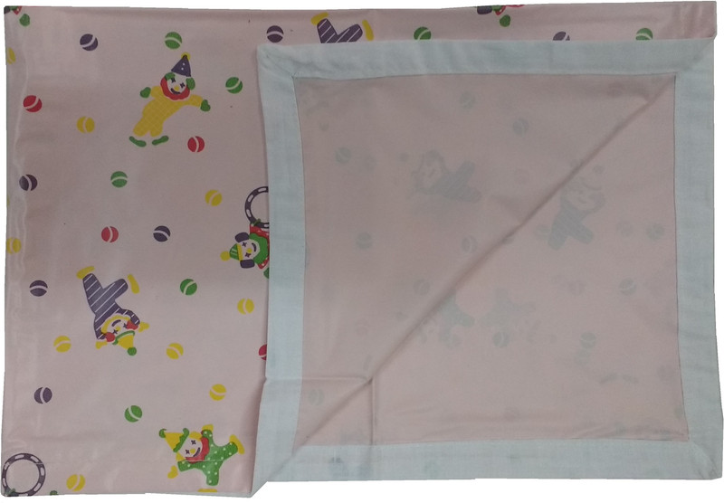 Love Baby Microfiber Double King Printed Bedsheet(Pack of 1, Pink)