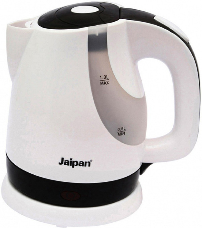 JAIPAN JP-7001 Electric Kettle(1 L, white & black)