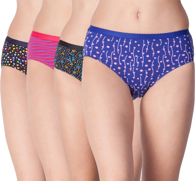 LYRA Women Hipster Multicolor Panty(Pack of 4)