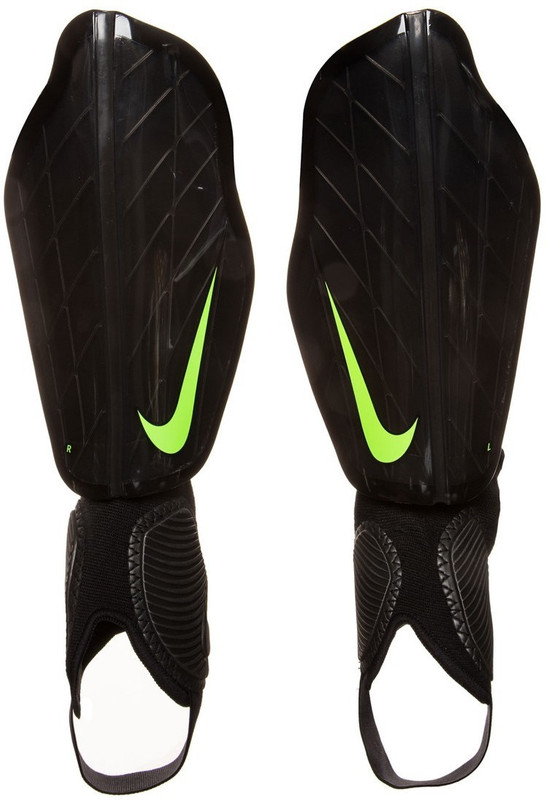 Nike Protegga Flex Football Shin Guard(Black, Green)
