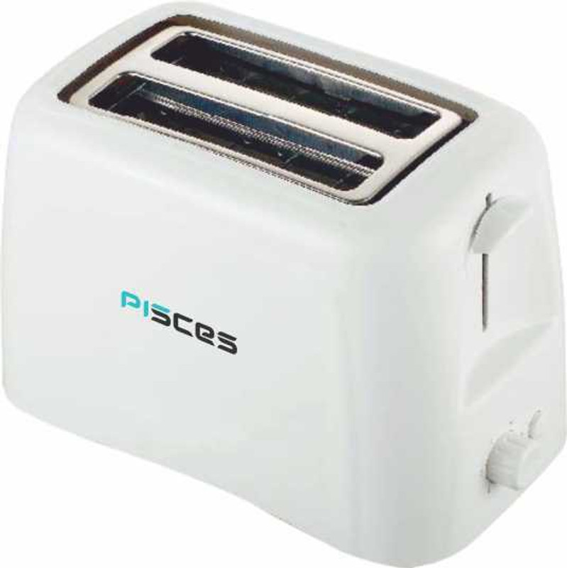 PISCES B0114E0RMQ 750 W Pop Up Toaster(White)