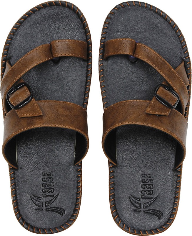 leather chappals for men online