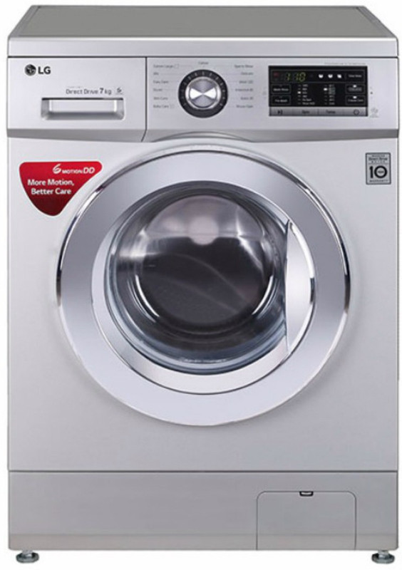 LG 7 kg Fully Automatic Front Load Silver(FH0G6QDNL42)