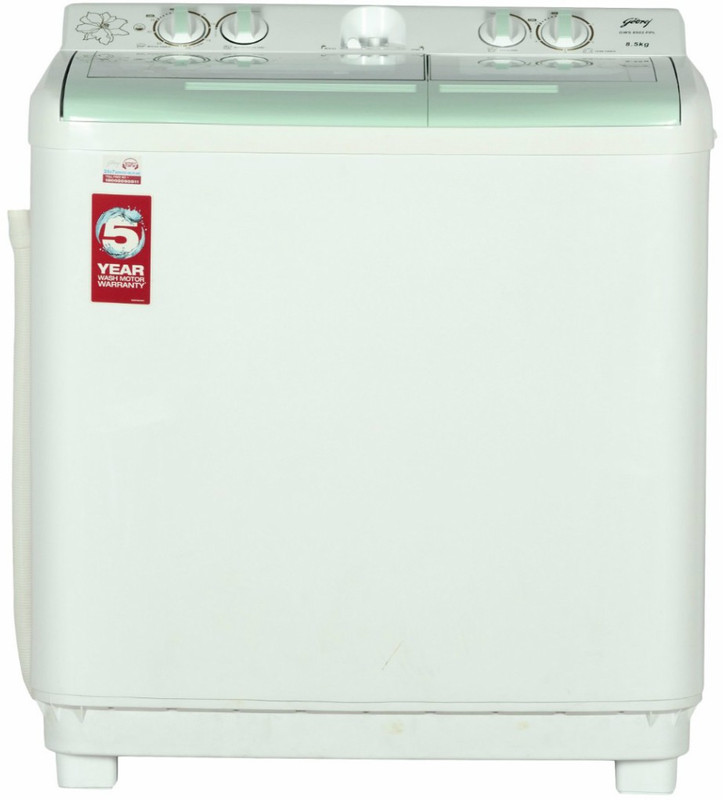 Godrej 8.5 kg Semi Automatic Top Load Green, White(GWS 8502 PPL)