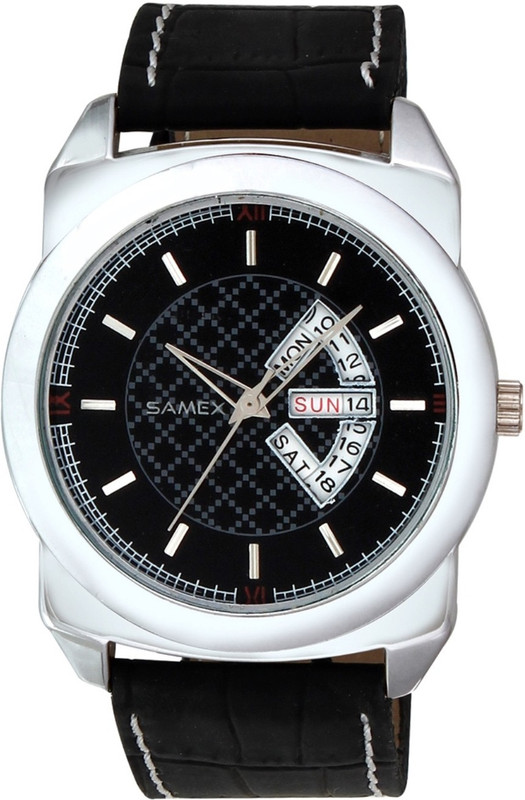 samex LATEST WORKING DAY DATE LATEST WATCH MEN NEW DESIGNER STYLISH GENUINE LEATHER STRAP Analog Watch  - For Men