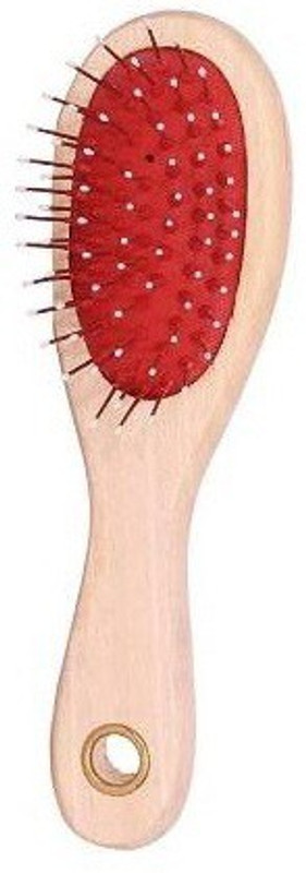 SCOOBEE jeewan High Quality Double Sided Wooden Pin brush Wire-pin Brushes for Dog, Cat