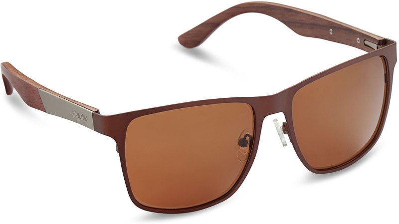 CAPRIO Retro Square Sunglasses(Brown) CAPRIO Retro Square Sunglasses(Brown)