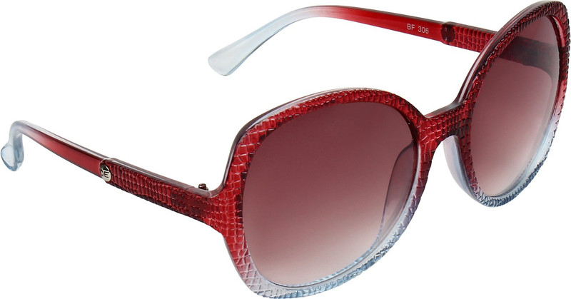 Zyaden Oval Sunglasses(Brown)