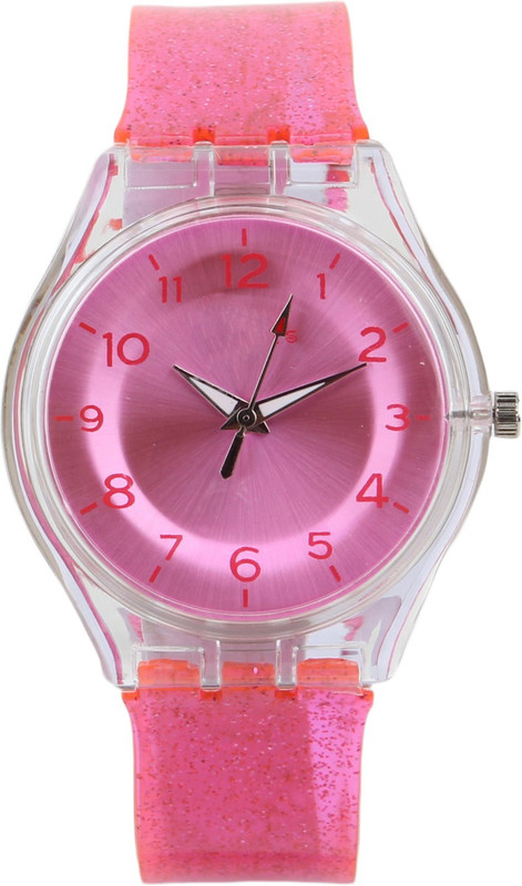 Declasse SPARKLING DARK PINK Analog Watch - For Girls Declasse SPARKLING DARK PINK Analog Watch - For Girls