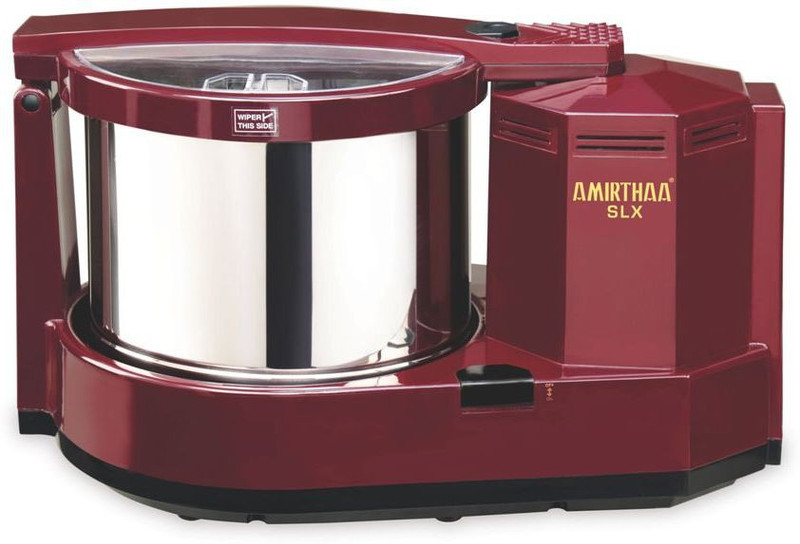 AMIRTHAA SLX - 3 Stones Table Top Wet Grinder (Uni-Pressure Stone System) Wet Grinder(Maroon)