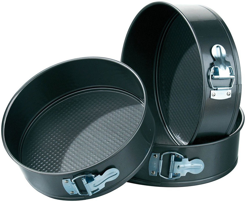 BESDEALS.IN 3Pcs_Round_Shape_CakeMould_Black Full Cake Maker Cake Maker