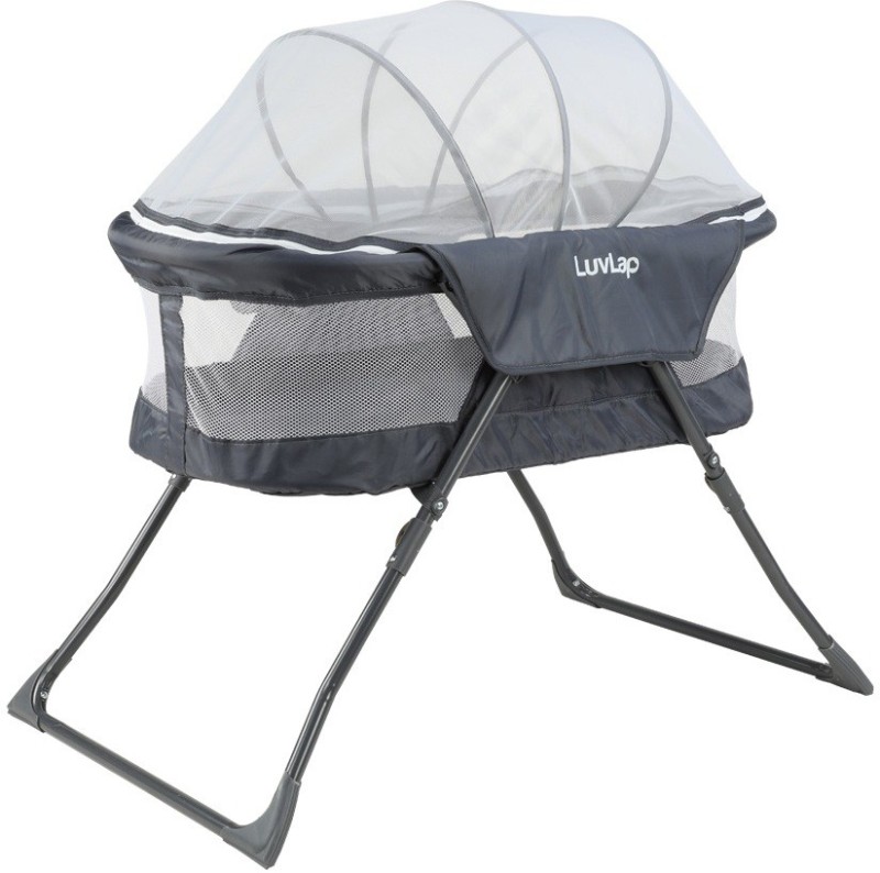 LuvLap Baby Bed - Bassinet(Grey)