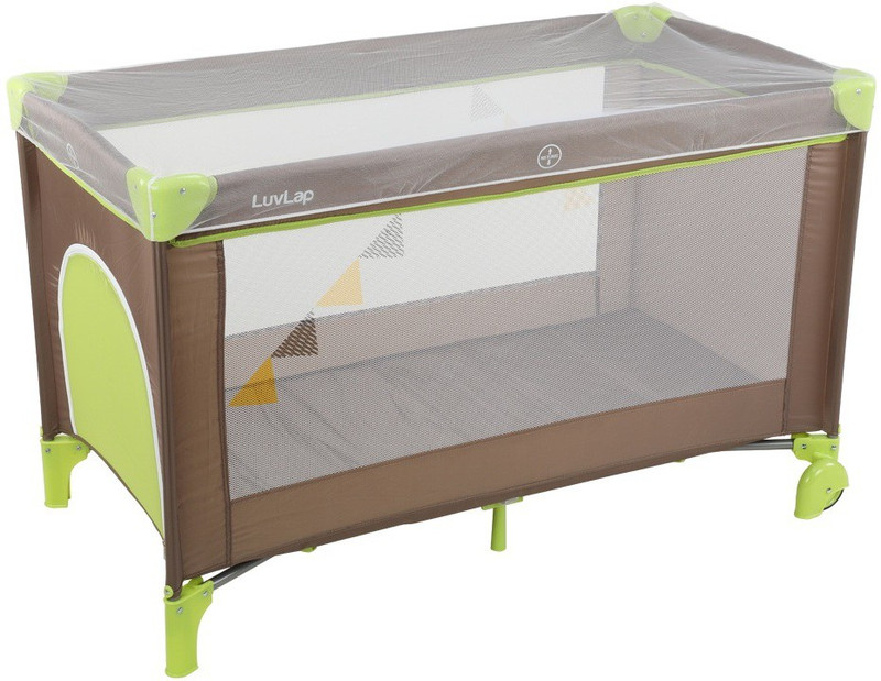 LuvLap Baby Playpen Bassinet(Green)