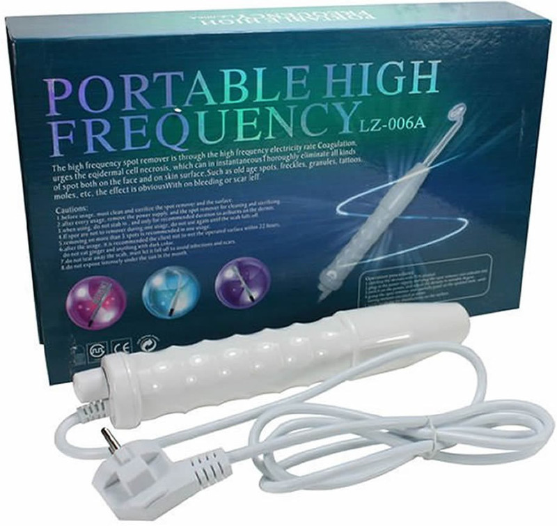kostech Electrotherapy Portable High Frequency Facial Cleanser System & Brush
