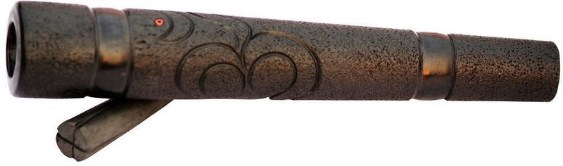 hippnation Pottery Outside Fitting Hookah Mouth Tip(Black)