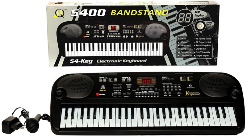 gme piano5400 54 keyboard piano with mic and adopter Digital Portable Keyboard(54 Keys)