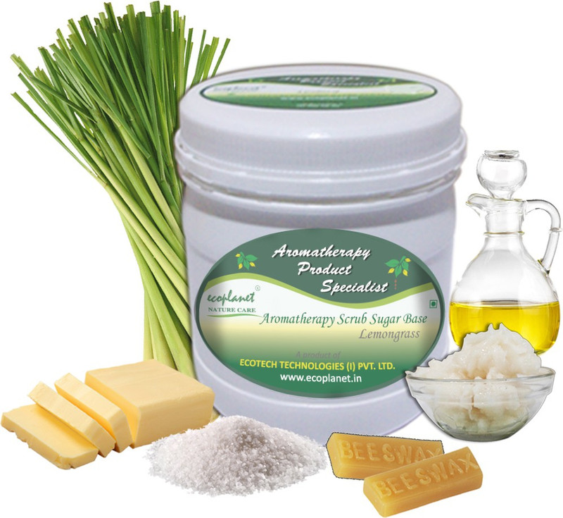 Ecoplanet Aromatherapy Scrub Sugar Base Lemongrass Scrub(1000 g)