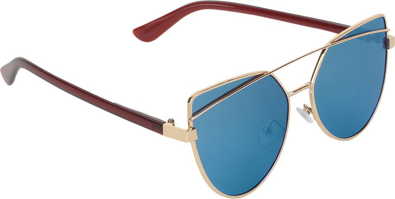 Zyaden Over-sized Sunglasses(Blue)